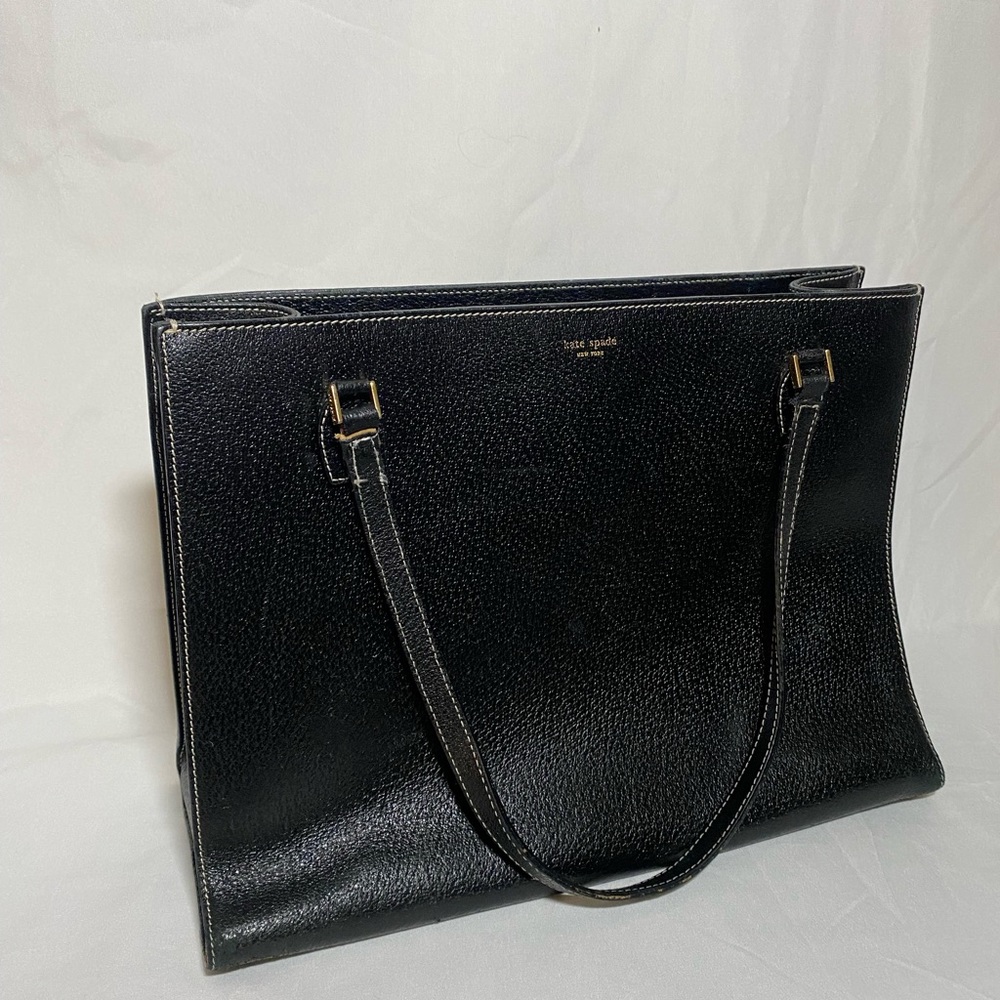 Vintage black leather Kate Spade purse.